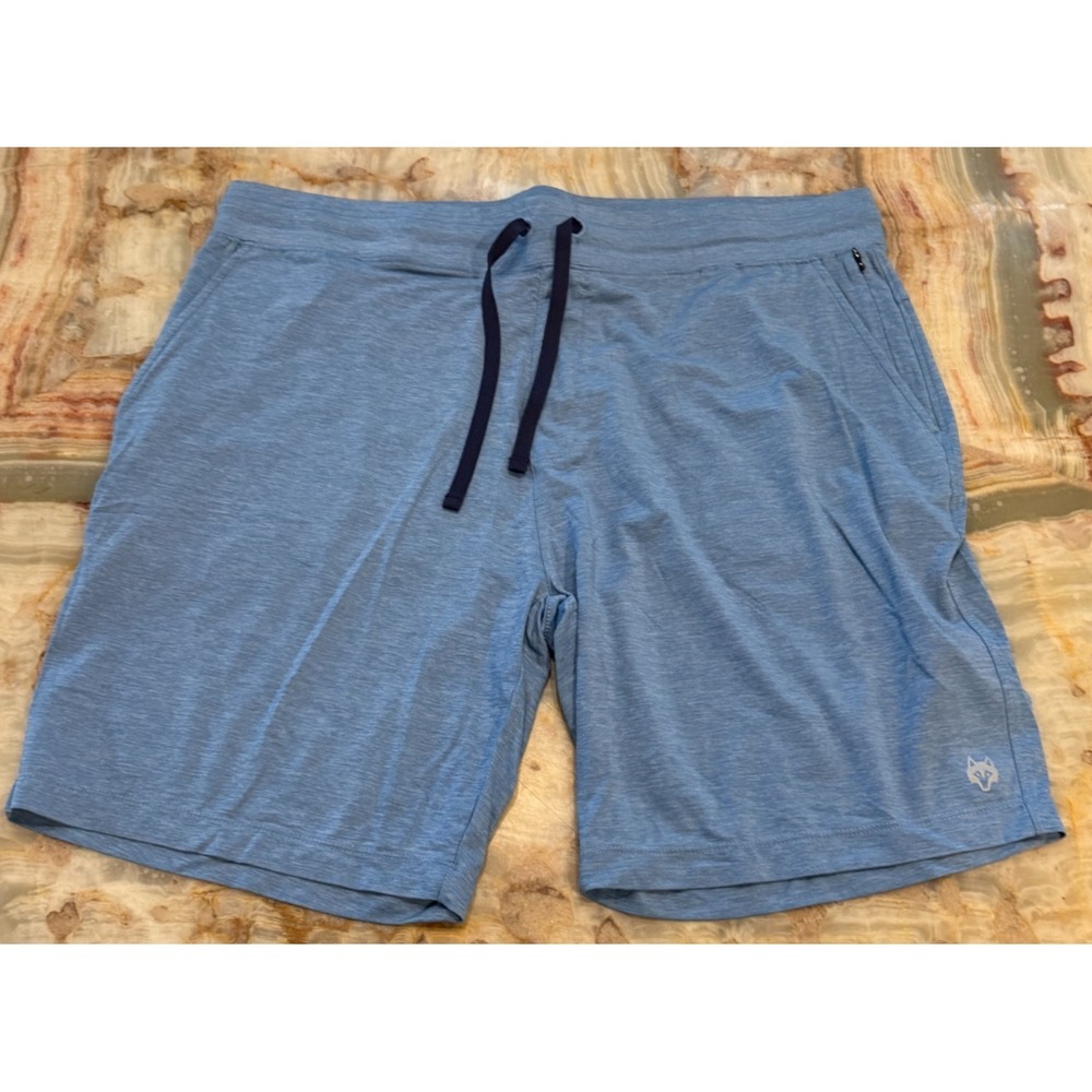 Greyson Mens Guide‎ Sport Short Blue Lightweight Stretch Comfort Brrr Cooling XL
